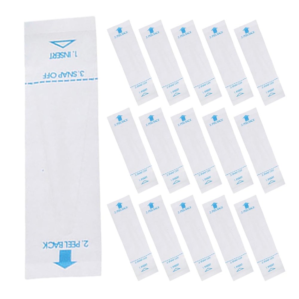 STOBAZA Digital Probe Covers 100Pcs Paper Disposable Protectors for Pets Indoor and Outdoor Use Hygienic Temperature Check for Cats Dogs and Rabbits