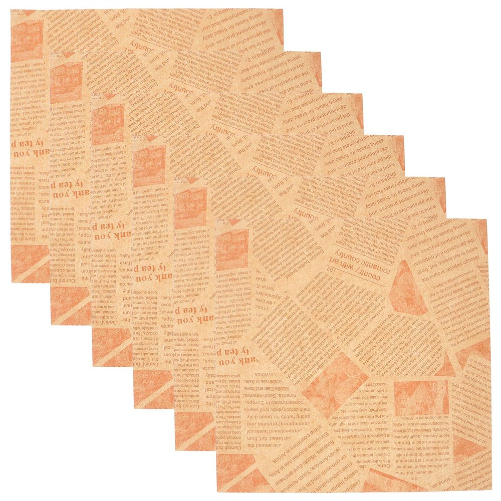 Happyyami 100pcs Oil Proof Sandwich Wrap Paper for Fried Chicken and Sandwiches Stylish Waterproof Food Wrapping Paper for Family Gatherings and Birthday Parties 25x25cm Assorted Style