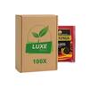 100x Black Assam Tea Bags Strong, Bold & Malty Flavor | Individually Wrapped Tea Sachets Envelopes | Refreshing Premium Tea | Compatible with Twinings By Luxe Bitez view 1