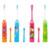 KAJNBN 4pcs Mini Portable Baby Electric Toothbrush Set with Abs Material, and Healthy Design, Suitable for Toddlers and Travel Use Random Color view 1