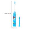 KAJNBN 4pcs Mini Portable Baby Electric Toothbrush Set with Abs Material, and Healthy Design, Suitable for Toddlers and Travel Use Random Color view 2