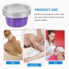 Abaodam 10pcs Melting Wax Bowl Aluminium Foil Wax Bean Melting Bowl for Hair Removal Waxing Tool Small Container for Warmer Pot Use view 3