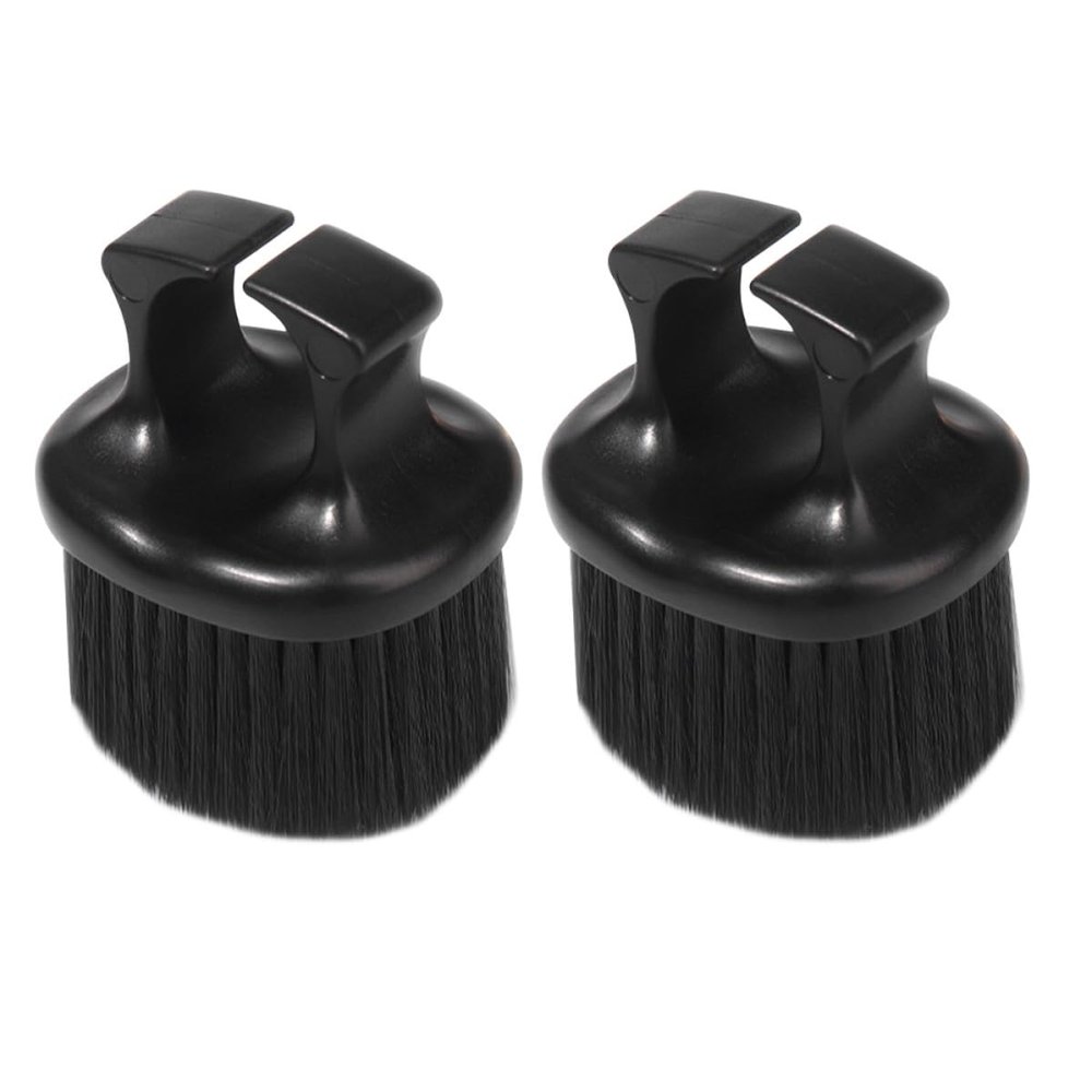 CHILDWEET Beard Grooming Brushes Prevents Slipping and Easy to Grip for Men with Design 2 Pcs Nylon and Abs Material for Personal Grooming and Home Use
