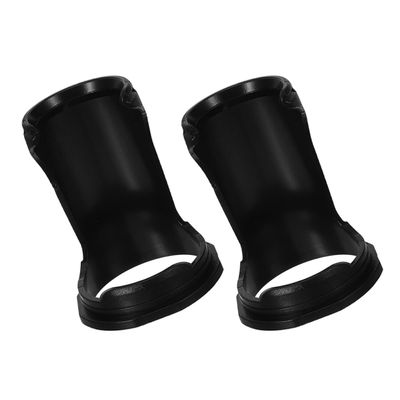 Abaodam 2pcs Black Plastic Shaving Brush Stand for Men, Space-saving and Easy-to-clean Beard Brush and Razor Holder, Desktop Grooming Tool Organizer