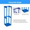 Oxygen Tank Holder - Steel Cylinder Cart for 40L Gas Cylinder, Wall or Floor Mount Rack with Hinges for Hospitals, Factories, Laboratories view 4