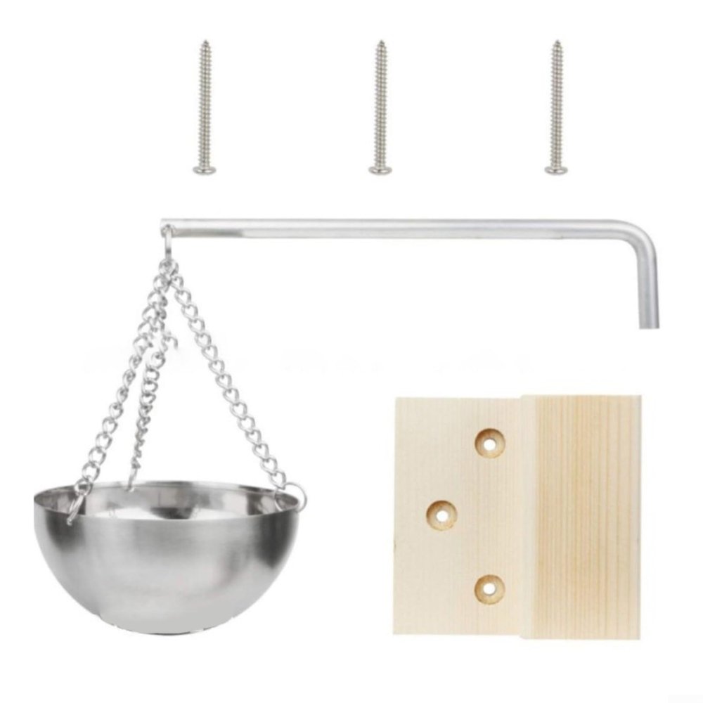 200mm Stainless Steel Sauna Aroma Bowl With Secure Mounting Hardware For Sauna Stove Top Or Wall Installation