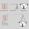 200mm Stainless Steel Sauna Aroma Bowl With Secure Mounting Hardware For Sauna Stove Top Or Wall Installation view 3