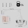 200mm Stainless Steel Sauna Aroma Bowl With Secure Mounting Hardware For Sauna Stove Top Or Wall Installation view 4