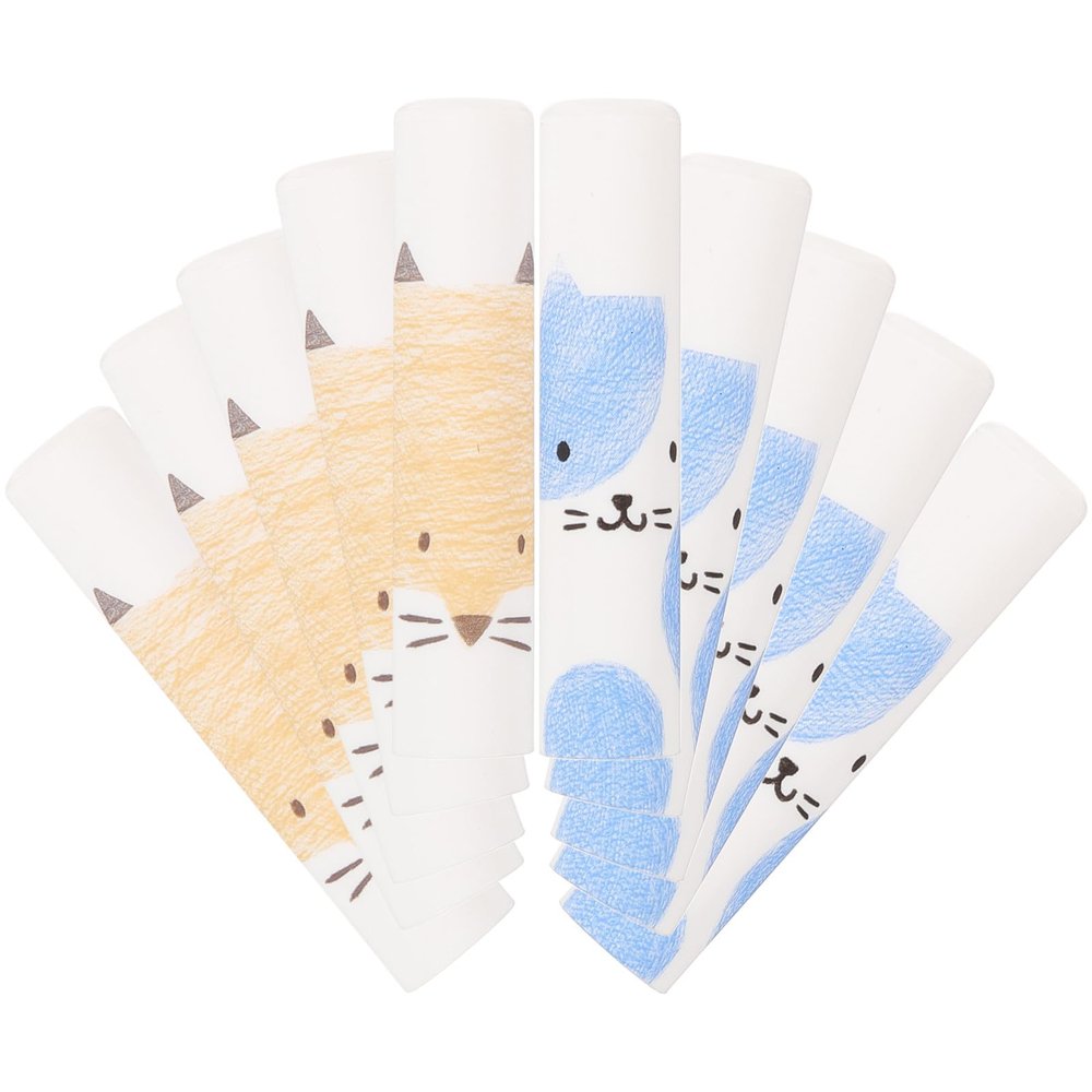 CALLARON 18pcs Pencil Caps Extender Plastic Tip Protector Covers for Boys and Girls Left Handed Artists School Supplies