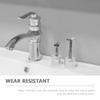 Artibetter 2pcs Household Stand Sturdy Aluminium Alloy Base for Bathroom Supply for Men and Accesories for Bathroom Safety Case Function view 3