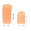Silicone Finger Protectors 2 Pairs Khaki Reusable Comfort Protection view 2