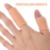 Silicone Finger Protectors 2 Pairs Khaki Reusable Comfort Protection view 3