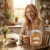 Flaxseed & Fig Powder, 500g Jar, Pre-Ground Whole Food, No Additives, Easy to Mix with Water, Oatmeal Or Yogurt view 3