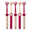Children's Toothbrush - 5.91 Inch Cleaning Tool, 3-Sided Gum Care Hygiene Device, Habit Trainer, Deep Cleaning Routine for Girls, Home, Travel, Bathroom, Maintenance view 1