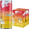Energy Drink 250ml x 4 Cans | Boost Energy, Focus & Stamina | Ideal for Workouts, Office & Travel (Red Bull Energy Drink Sugar Free Fuji Apple & Ginger 4 x 250ml) view 1