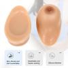 D Cup Teardrop Silicone Fake Breast with Realistic Nipples, Concave Bottom Non-Stick Prosthetic for Crossdressers(Non-Stick,D Cup) view 2