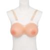 Strap-On Silicone Breast Forms Concave Bottom Adjustable Strap Fake Boobs EE Cup Skincolor for Mastectomy Crossdresser(EE Cup) view 2