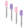 Abaodam 4pcs Silicone Wax Scraper Professional Wax Sticks for Hair Removal Multi-function Applicators Portable Spatulas for Beauty Tools for Pot Cleaning and Skincare Routine view 1