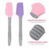Abaodam 4pcs Silicone Wax Scraper Professional Wax Sticks for Hair Removal Multi-function Applicators Portable Spatulas for Beauty Tools for Pot Cleaning and Skincare Routine view 3