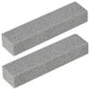 2 Pack Pumice Scouring Pads, Natural Pumice Stone for Toilet & Bathroom Cleaning, Effectively Removes Tough Stains from Porcelain & Ceramic Surfaces, Grey Scouring Pads view 1