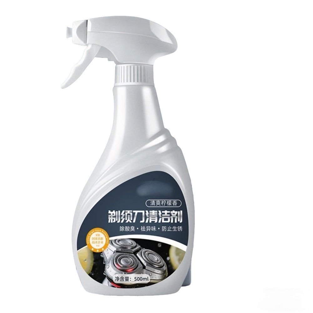 500ml Razor Cleaning Spray, Compatible With Braun, Compatible With Philips, Compatible With Panasonic, Suitable For Electric Shavers Of All Brands(1 pcs)