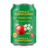 Variety Fruit Flavour Soft Drink 330ml Apple & Elderflower, Mango & Passionfruit, Black Cherry, Refreshing Sparkling Beverage Assorted Pack - itgv (12 x cans, Apple & Elderflower) view 2