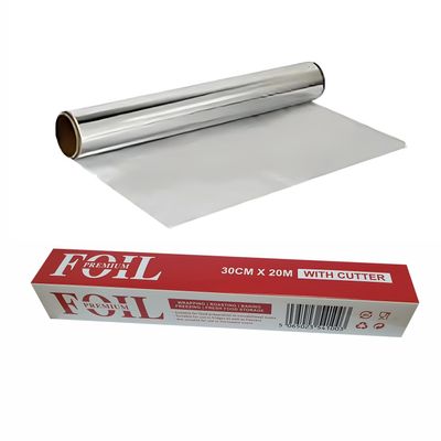 30cm x 20mAluminium Kitchen Foil Rolls, Strong & Tear Resistant | Ideal for Cooking and Food Storage | Tin Foil for Cooking, Baking, Grilling, BBQ, Roasting