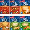 Batchelors Cup a Soup Multipack - Cuppa Soup Tomato, Leek & Potato, Minestrone, Chicken, Vegetable, Asparagus (Pack of 6)