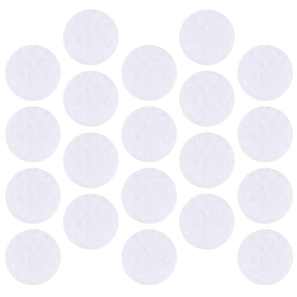 HOMOCONO Filter Pads Facial Vacuum Beauty Machine Supplies for Replacement 3 Packs 150pcs White 11x1mm round Cotton and Skincare Accessories