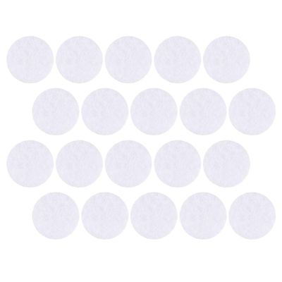 DIYEAH White round Cotton Filter Pads 11x1mm for Facial Vacuum Beauty Device Accessories, 50 Pieces Per Pack, 3 Packs Total 150 Pieces Replacement Filters for Skincare and Beauty Use