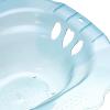 KAIYUEMAOYI Sitz Bath for Toilet Seat, Sitz Bath, and Cleanses Wider Seating Area, Easy to Store, Anti-Overflow Steam Seat Hip Bath for, Blue view 3