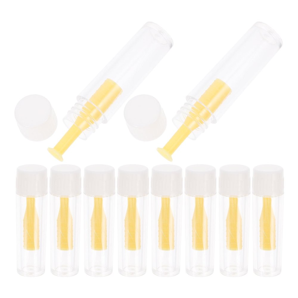 CTIRCHIU 12pcs Silicone Contact Lens Sticks for Travel and Daily Use Easy to Carry and Gentle on Eyes Small Hard Lens Applicators