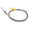 BONKZEBU K Type Thermocouple Sensor High Accuracy Temperature Probe for Industrial Needs Stainless Steel 1/8 NPT Yellow Plug view 4