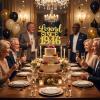 80th Birthday Cake Topper Gold - Elegant Adult Cake Decor with Food-Safe Bamboo Stick - Easy Assemble Legend Since 1946 Design for Anniversary Party (1 Piece) view 3