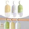 Reusable Hanging Dehumidifier Box for Clothes & Wardrobes Calcium Chloride Moisture Absorber with Transparent Water Reservoir, & (Yellow) view 2