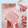 2PCS Automatic Pop-Up Dental Floss Dispenser, Portable Refillable Floss Pick Holder with 10 Flosses Picks, One-Touch Travel Toothpick Case for Home Office Travel Outdoor (B-2PC) view 3