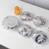 100pcs Reusable Aluminum Foil Food Covers for Heat Retention, Elasticated Thermal Insulation Bowl Lids for Hot Cold Food, Adjustable Fresh-Keeping Dish Covers for Home Picnic BBQ Party view 3