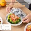100pcs Reusable Aluminum Foil Food Covers for Heat Retention, Elasticated Thermal Insulation Bowl Lids for Hot Cold Food, Adjustable Fresh-Keeping Dish Covers for Home Picnic BBQ Party view 4