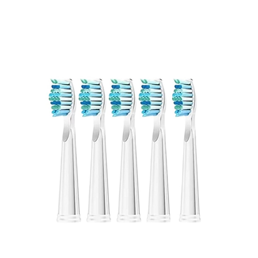 3/5/10 Pcs Compatible for Fairywill Replacement Toothbrush Heads for FW-507/508/551/515/917/959/2011,FW-D1/D3/D7/D8 Electric Toothbrush(5 pcs White)