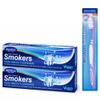 Beauty Formulas Active Smokers Toothpaste 100ml x2 + Toothbrush, Whitening Toothpaste for Smokers, Stain Removal, Fresh Breath, Fluoride Anti-Cavity Toothpaste Pack view 1