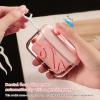 Automatic Pop-up Portable Floss Dispenser, Travel Floss Picks with Storage Case & 50 Toothpick, Refillable for Home, Restaurant (B) view 3