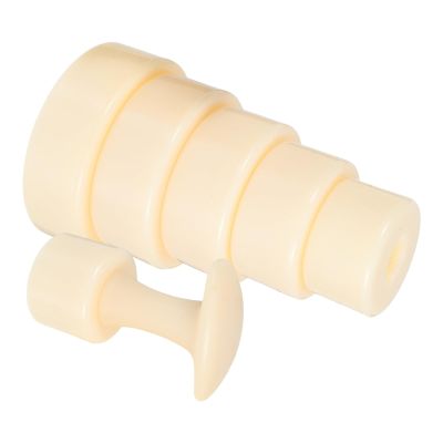 FENICAL Silicone Tart Mold with Handle for Baking Mini Tart Shells and Desserts Round Shape with Unique Design Sturdy and Stable Dough Tamper for Making
