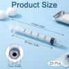 20Pcs Pessary Applicators for Women, Utrogestan Progesterone Applicator, Suppository Applicator, Individually Wrapped Pack for Travel and Daily Use view 2