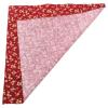 EXAOMBLE Japanese Style Wrapping Cloth for Lunch Box and Bento, Red Cotton Fabric, Sturdy and Fade Resistant, for Office and Restaurant Use view 1