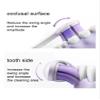 4PCS Replacement Brush Heads,Compatible for xiaomi, Oscillation Electric Toothbrush Pro MES610 MES609 Toothbrush Head Soft Bristle(Purple) view 4