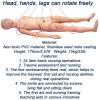 170cm Life Size Patient Care Manikin Training Cpr Simulator Basic Geri Nursing Skills Geri atric Human Model Mannequin Full Body for Students Education Teaching Medical Training Skills view 2