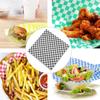 HEMOTON 50sheets Greaseproof Paper Food Wrapping Liners for Sandwiches Burgers French Fries Baking Bread view 4