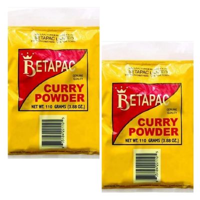 Betaapac Curry Powder, Genuine Quality, 110g Pack of 2