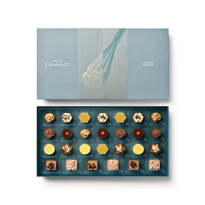 Hotel Chocolat Patisserie Dreamer 27-Piece Boxed Selection, 355g - Chocolate Gift Box For Birthday, Anniversary, Thank You