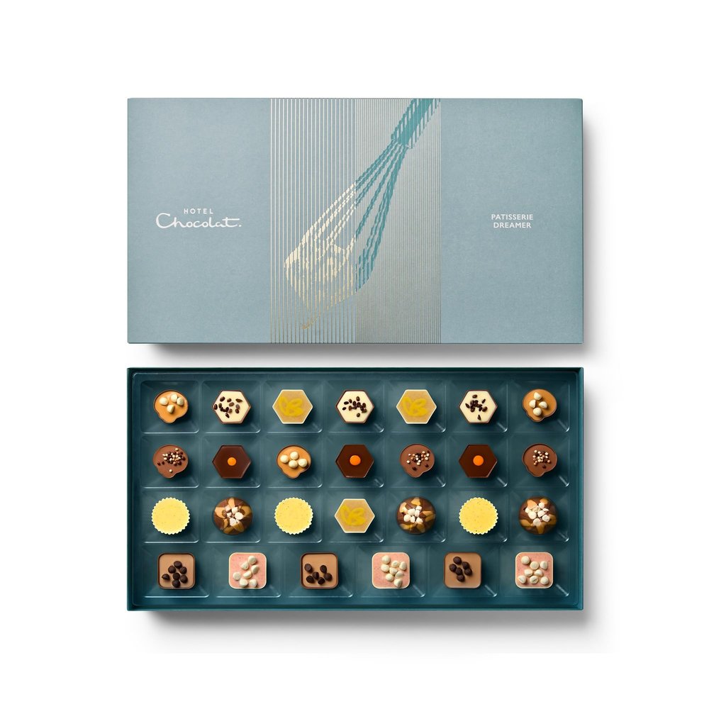 Hotel Chocolat Patisserie Dreamer 27-Piece Boxed Selection, 355g - Chocolate Gift Box For Birthday, Anniversary, Thank You